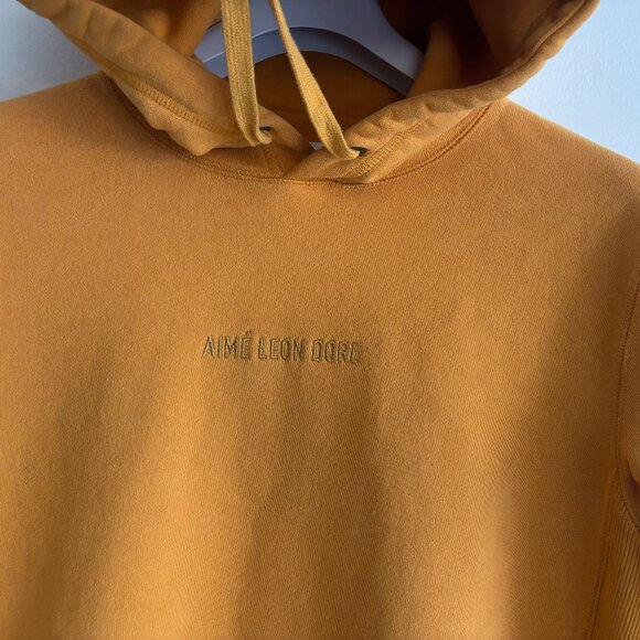 Aime Leon Dore Kanga Hoodie in Mustard - Medium - Picture 2 of 10